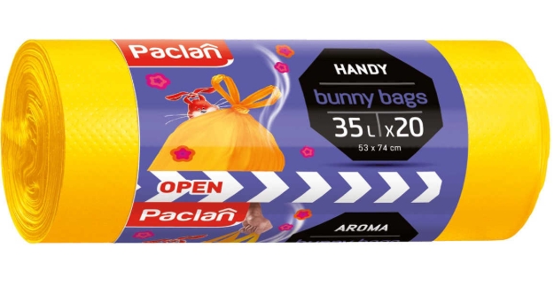 Obrázek z PACLAN pytle do koše s vůní aviváže 35L 20ks/role 