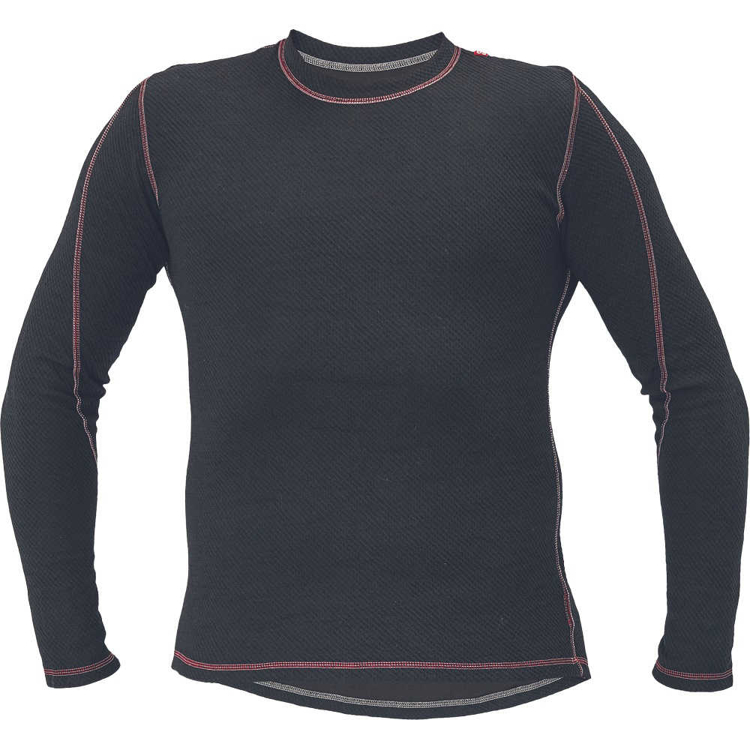 Obrázek z OS ABILD Pánské tričko s dlouhým rukávem černá 