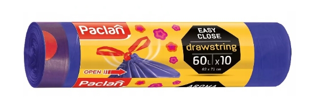Obrázek z Paclan pytle do koše s vůní levandule 60L 10ks/role 