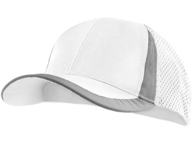 Obrázek z CXS ELY Kšiltovka s reflexními doplňky bílá 