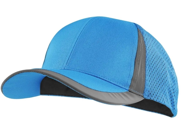 Obrázek z CXS ELY Kšiltovka s reflexními doplňky azurově modrá 