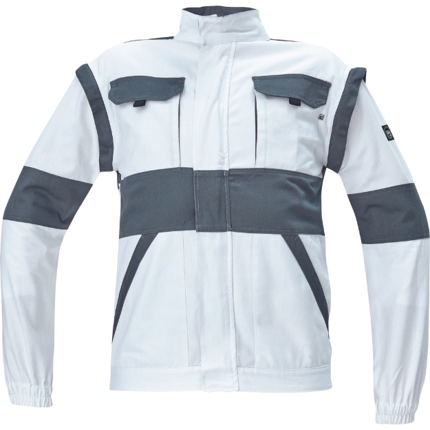 Obrázek z Cerva MAX NEO Pracovní montérková bunda 2v1 bílo / šedá 
