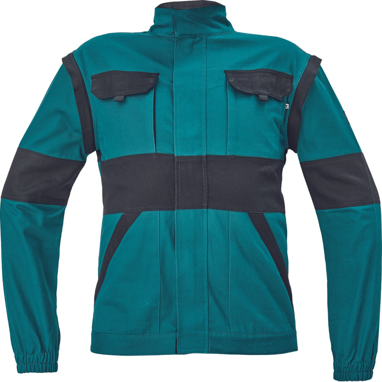 Obrázek z Cerva MAX NEO Pracovní montérková bunda 2v1 zeleno / černá 