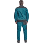 Obrázek z Cerva CREMORNE Pracovní bunda petrolejová 