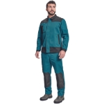 Obrázek z Cerva CREMORNE Pracovní bunda petrolejová 