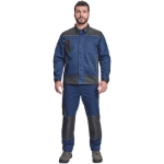 Obrázek z Cerva CREMORNE Pracovní bunda tm. modrá 
