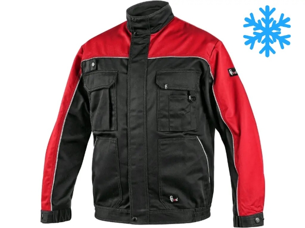 Obrázek z CXS ORION OTAKAR Montérková blůza zimní černo / červená 