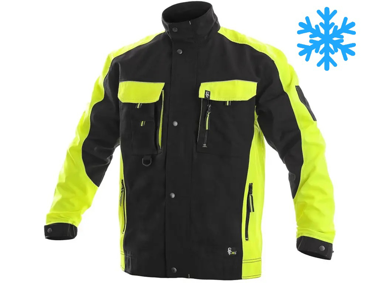 Obrázek z CXS SIRIUS BRIGHTON Montérková blůza zimní černo-žlutá 