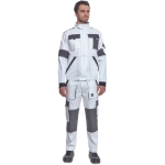 Obrázek z Cerva MAX SUMMER Pracovní montérková bunda bílo / šedá 