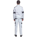 Obrázek z Cerva MAX SUMMER Pracovní montérková bunda bílo / šedá 