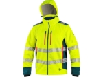 Obrázek z CXS BEDFORD Výstražná softshellová bunda žluto-petrolová 