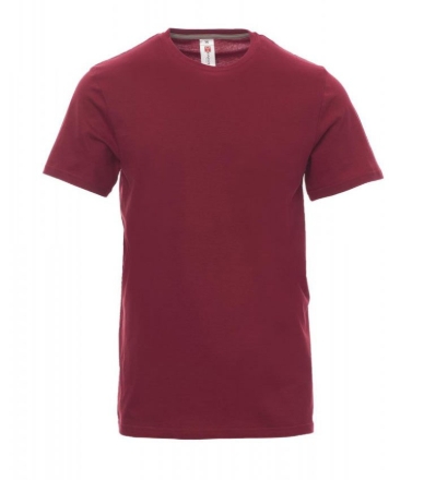 Obrázek PAYPER SUNSET Pánské tričko 155 g/m² bordové