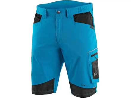 Obrázek CXS SOLIS FLEX Pracovní kraťasy modro-černé