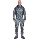 Obrázek z Cerva NEURUM CAMOUFLAGE Pracovní bunda s kapucí antracit 