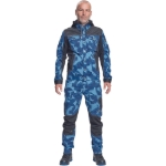 Obrázek z Cerva NEURUM CAMOUFLAGE Pracovní bunda s kapucí navy 