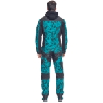 Obrázek z Cerva NEURUM CAMOUFLAGE Pracovní bunda s kapucí petrolejová 