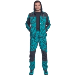 Obrázek z Cerva NEURUM CAMOUFLAGE Pracovní bunda s kapucí petrolejová 