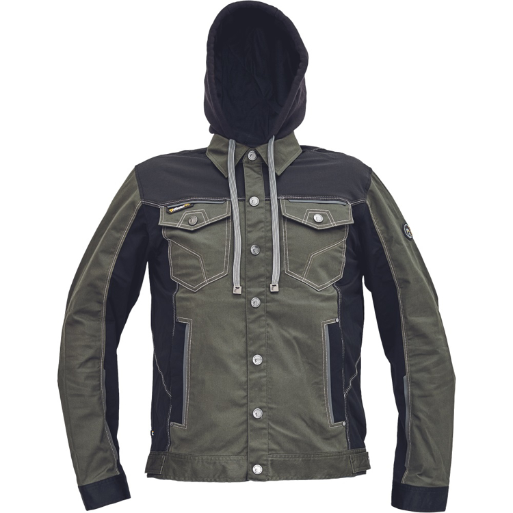 Obrázek z Cerva NEURUM CLASSIC Pracovní bunda s kapucí olivová 