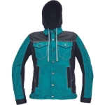 Obrázek z Cerva NEURUM CLASSIC Pracovní bunda s kapucí petrolejová 