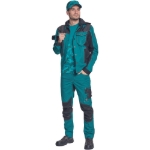 Obrázek z Cerva NEURUM CLASSIC Pracovní bunda s kapucí petrolejová 