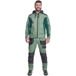 Obrázek z Cerva DAYBORO Pracovní bunda mechově zelená / černá 