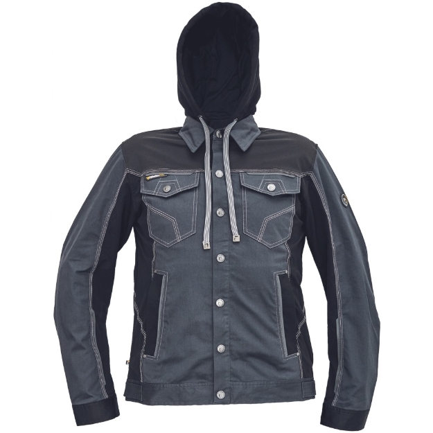 Obrázek z Cerva NEURUM CLASSIC Pracovní bunda s kapucí antracit 