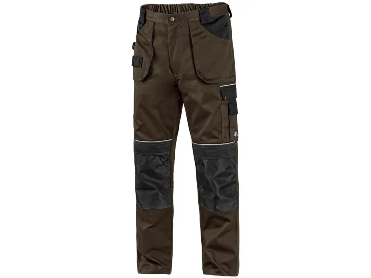Obrázek z CXS ORION TEODOR Pracovní kalhoty hnědo / černá 