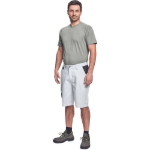 Obrázek z Cerva CREMORNE Pracovní šortky bílá / šedá 