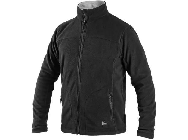 Obrázek z CXS GRANBY Pánská fleecová mikina černá 