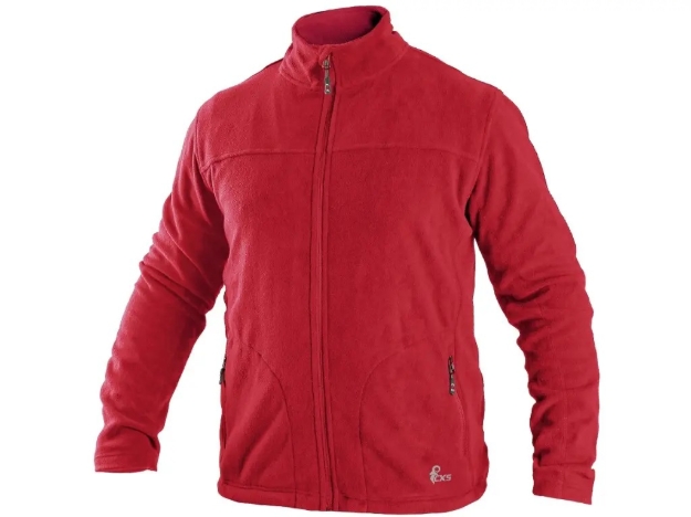Obrázek z CXS GRANBY Pánská fleecová mikina červená 
