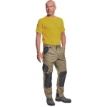 Obrázek z Cerva CREMORNE Pracovní kalhoty do pasu olivová / černá 