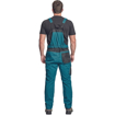 Obrázek z Cerva CREMORNE Pracovní kalhoty s laclem petrolejová / černá 