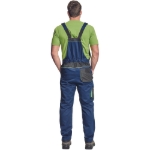 Obrázek z Cerva CREMORNE Pracovní kalhoty s laclem tm. modrá / černá 