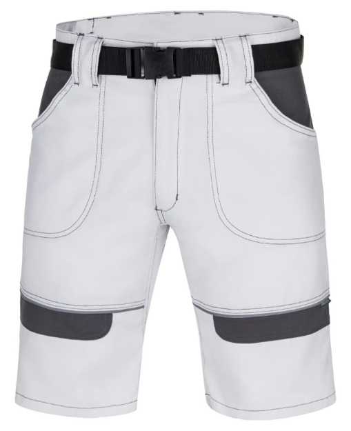 Obrázek z ARDON®COOL TREND Pracovní kraťasy bílo-šedé 