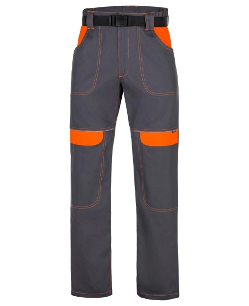 Obrázek z ARDON®COOL TREND Pracovní kalhoty do pasu šedá / oranžová 