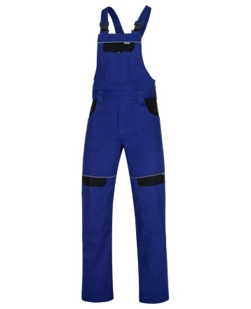 Obrázek ARDON®COOL TREND Pracovní kalhoty s laclem modrá / černá