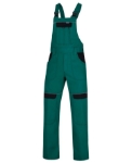 Obrázek z ARDON®COOL TREND Pracovní kalhoty s laclem zelená / černá 
