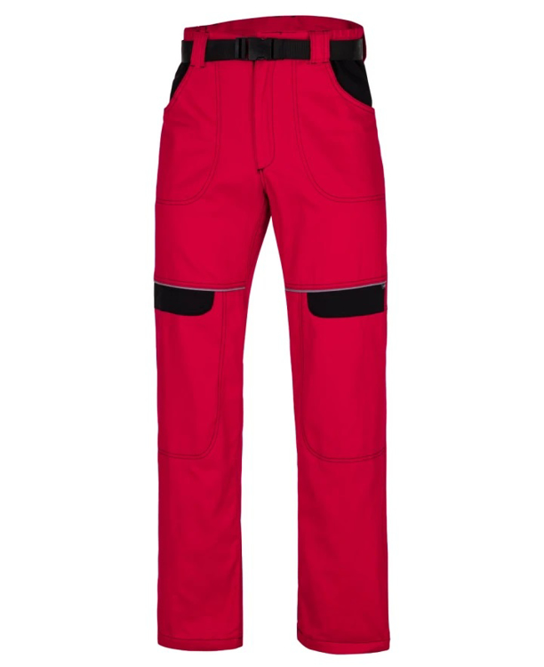 Obrázek z ARDON®COOL TREND Pracovní kalhoty do pasu červené zkrácené 