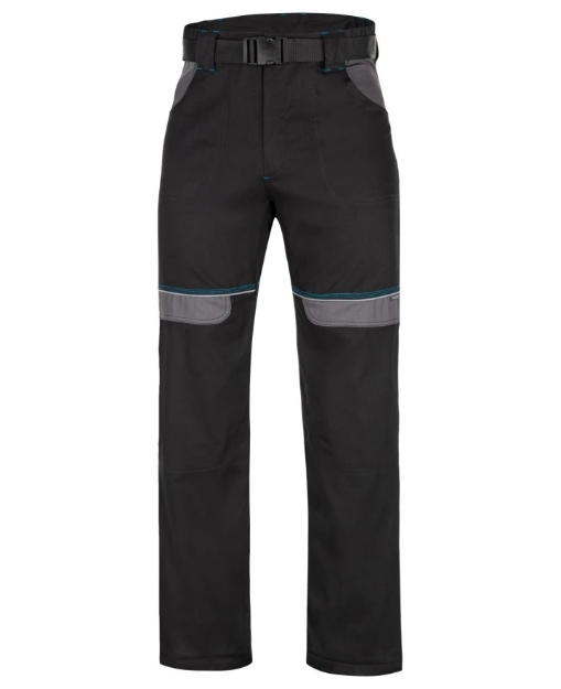 Obrázek z ARDON®COOL TREND Pracovní kalhoty do pasu černé prodloužené 