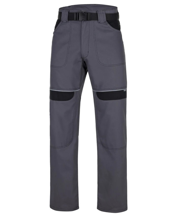 Obrázek z ARDON®COOL TREND Pracovní kalhoty do pasu šedo-černé prodloužené 