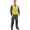 Obrázek z Cerva LYNX PLUS Reflexní vesta žlutá 