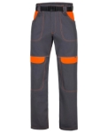 Obrázek z ARDON®COOL TREND Pracovní kalhoty do pasu šedo-oranžové prodloužené 