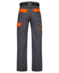 Obrázek z ARDON®COOL TREND Pracovní kalhoty do pasu šedo-oranžové prodloužené 