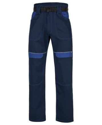 Obrázek ARDON®COOL TREND Pracovní kalhoty do pasu tmavě modré prodloužené