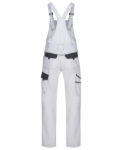 Obrázek z ARDON®COOL TREND Pracovní kalhoty s laclem bílo-šedé zkrácené 