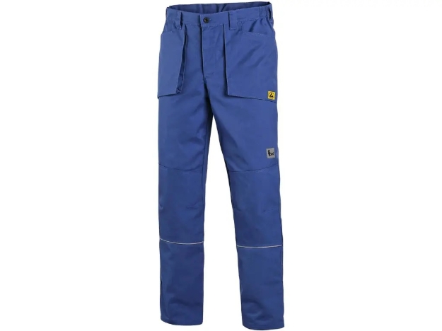 Obrázek z CXS ELEKTROTECHNIK II Pracovní kalhoty antistatické a ESD modré 