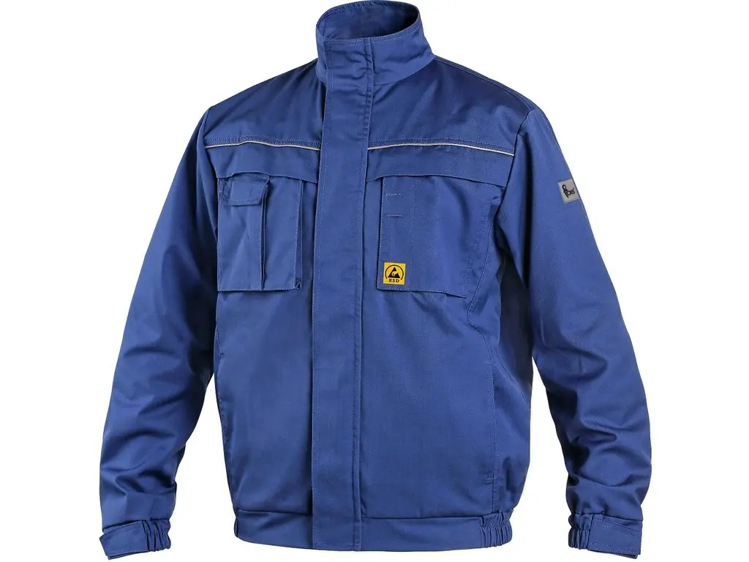 Obrázek z CXS ELEKTROTECHNIK II Pracovní blůza antistatická a ESD, modrá 