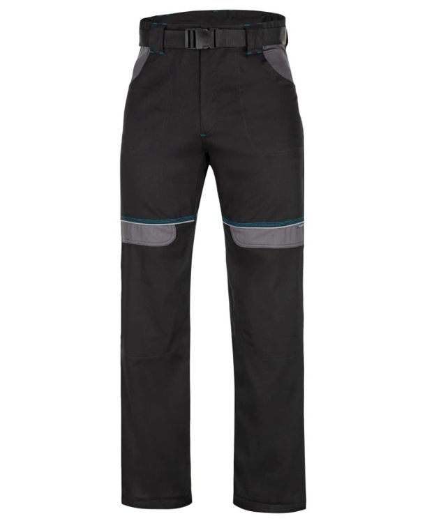 Obrázek z ARDON®COOL TREND Pracovní kalhoty do pasu černé zkrácené 