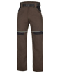 Obrázek z ARDON®COOL TREND Pracovní kalhoty do pasu hnědé prodloužené 