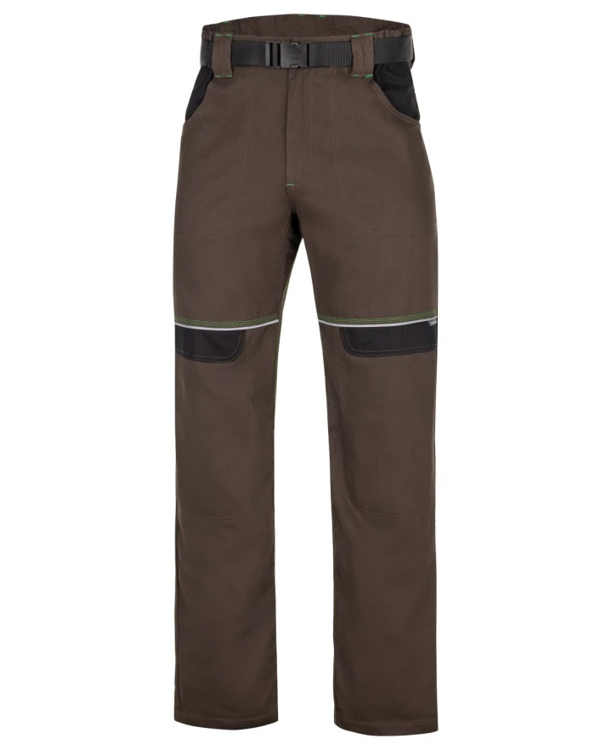 Obrázek z ARDON®COOL TREND Pracovní kalhoty do pasu hnědé prodloužené 